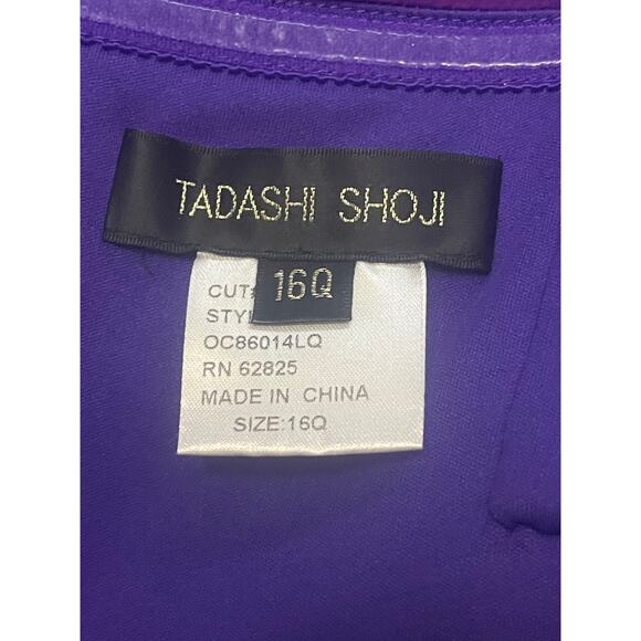 Tadashi Silk One Shoulder Dress - Picture 9 of 10